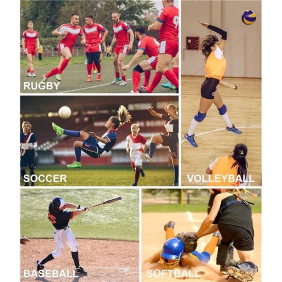 CS CELERSPORT 2/3 Pack Baseball Soccer Softball Socks for Youth & Adult - Picture 5 of 6